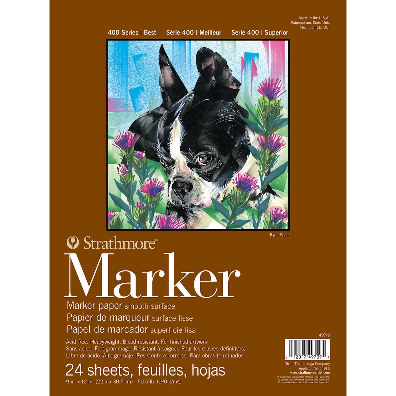 Strathmore Marker Paper Pad, 400 Series, 9" x 12"